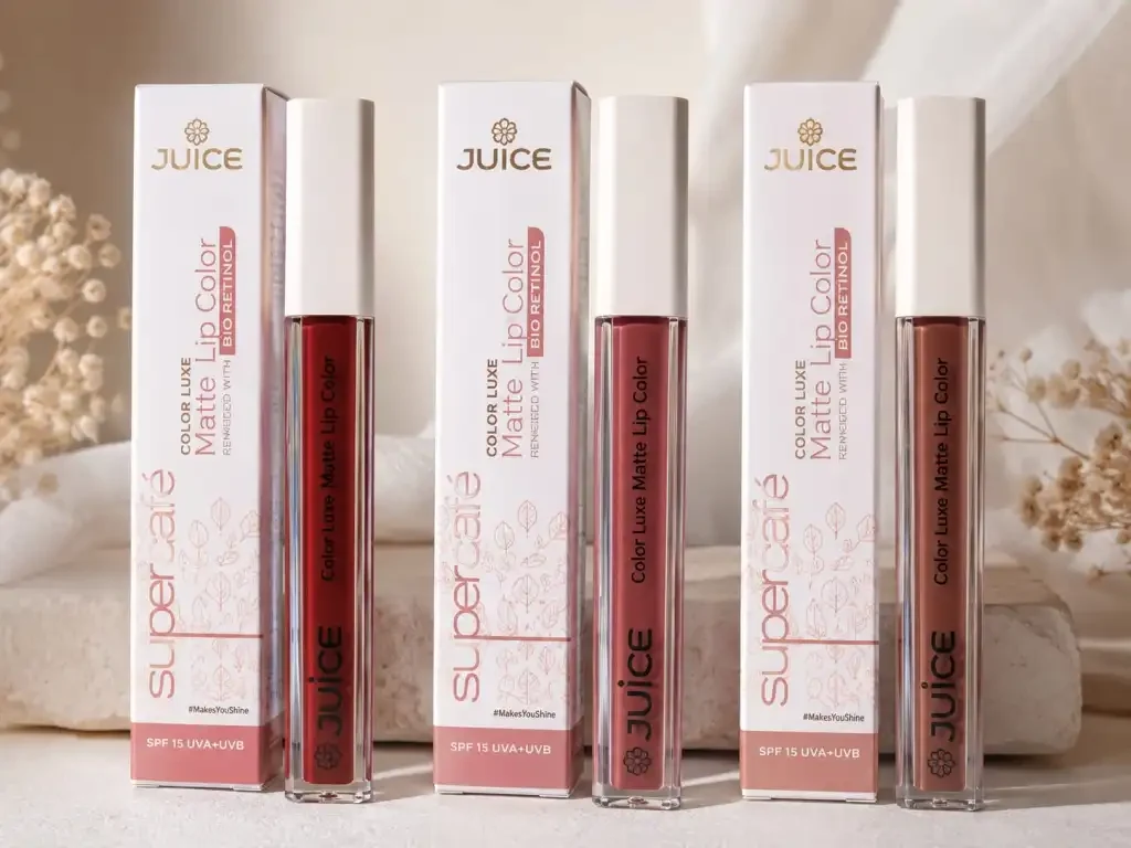 Juice lip colour presentation
