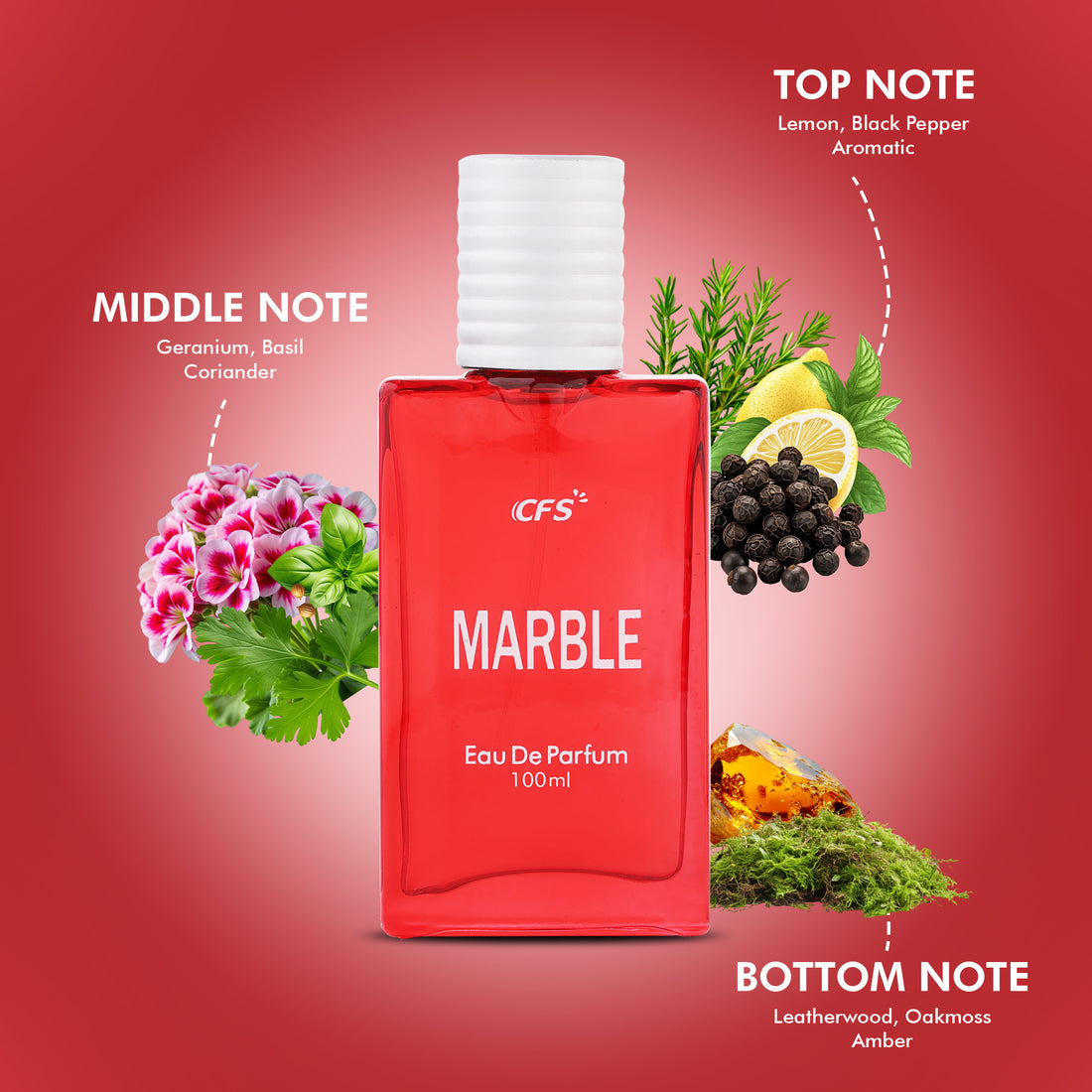 CFS Eau de Parfum Marble - Marble Red 100ml